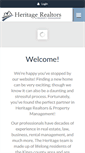 Mobile Screenshot of heritagerealtorsinc.com